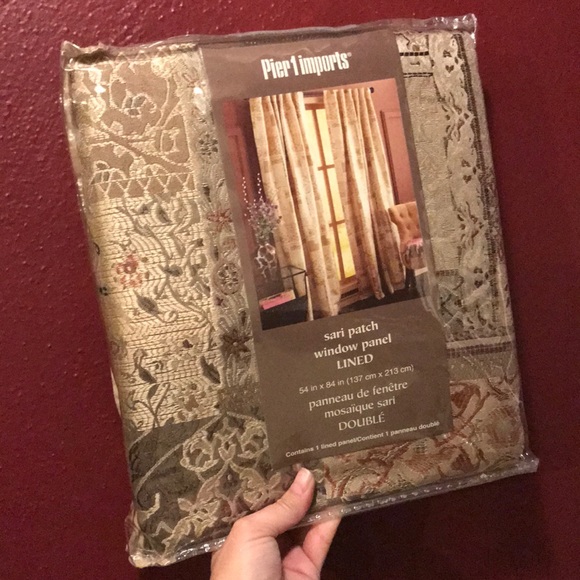 Pier 1 Imports Accents Sari Patch Curtain Poshmark